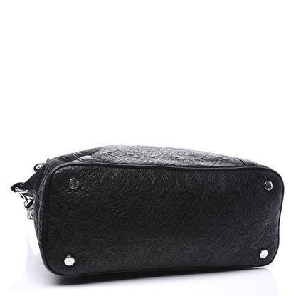 Louis Vuitton Monogram Lambskin Antheia Ixia MM Black 3 of 13
