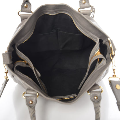 Balenciaga Agneau Giant 12 Gold Hardware Velo Gris Pyrite 7 of 16