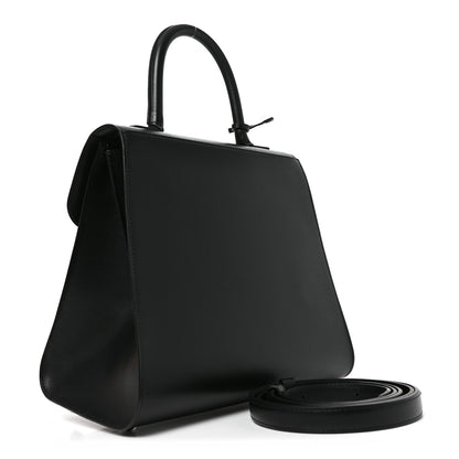 Delvaux Box Calfskin L'Humour MM Brillant Satchel Black 3 of 9