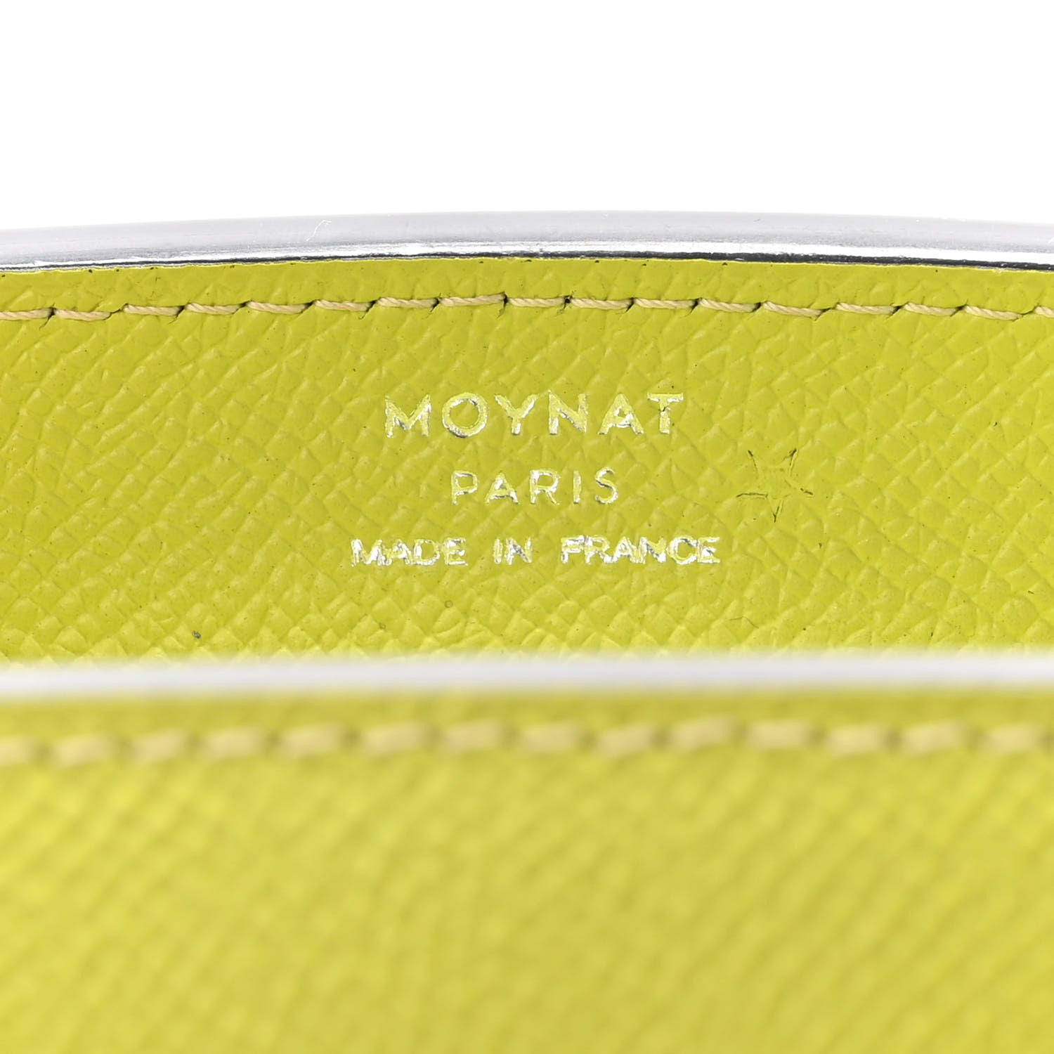 Moynat Carat Calfskin Ballerine PM Tote Anis 6 of 9