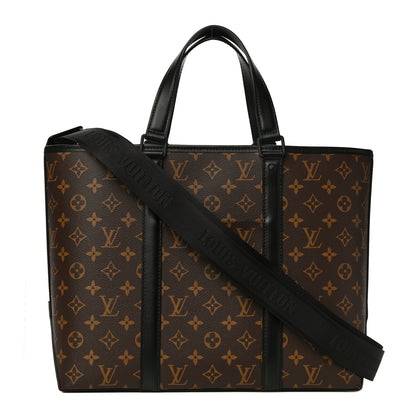 Louis Vuitton Monogram Macassar Weekend Tote PM 1 of 10