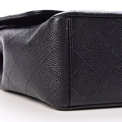 Chanel Caviar Quilted Maxi Double Flap Black 9 of 11