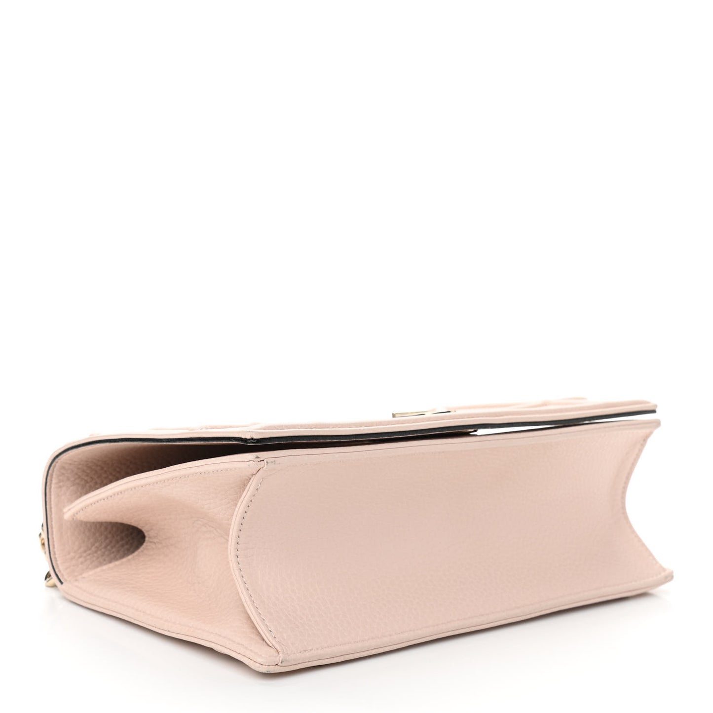 Grained Calfskin Cannage Medium Diorama Flap Bag Rose Poudre