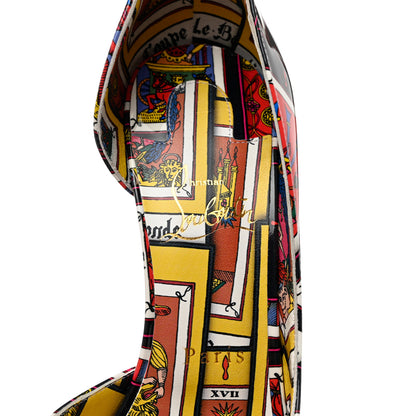 Christian Louboutin Patent Tarot Iriza 100 Pumps 38.5 Multicolor 6 of 8