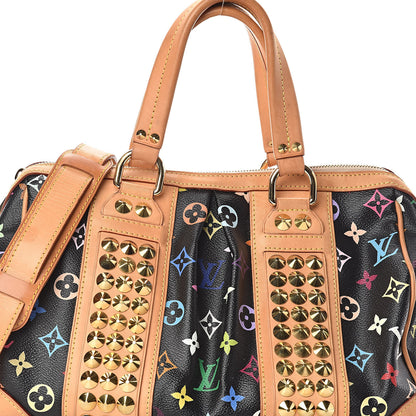 Louis Vuitton Monogram Multicolor Courtney MM Black 7 of 9