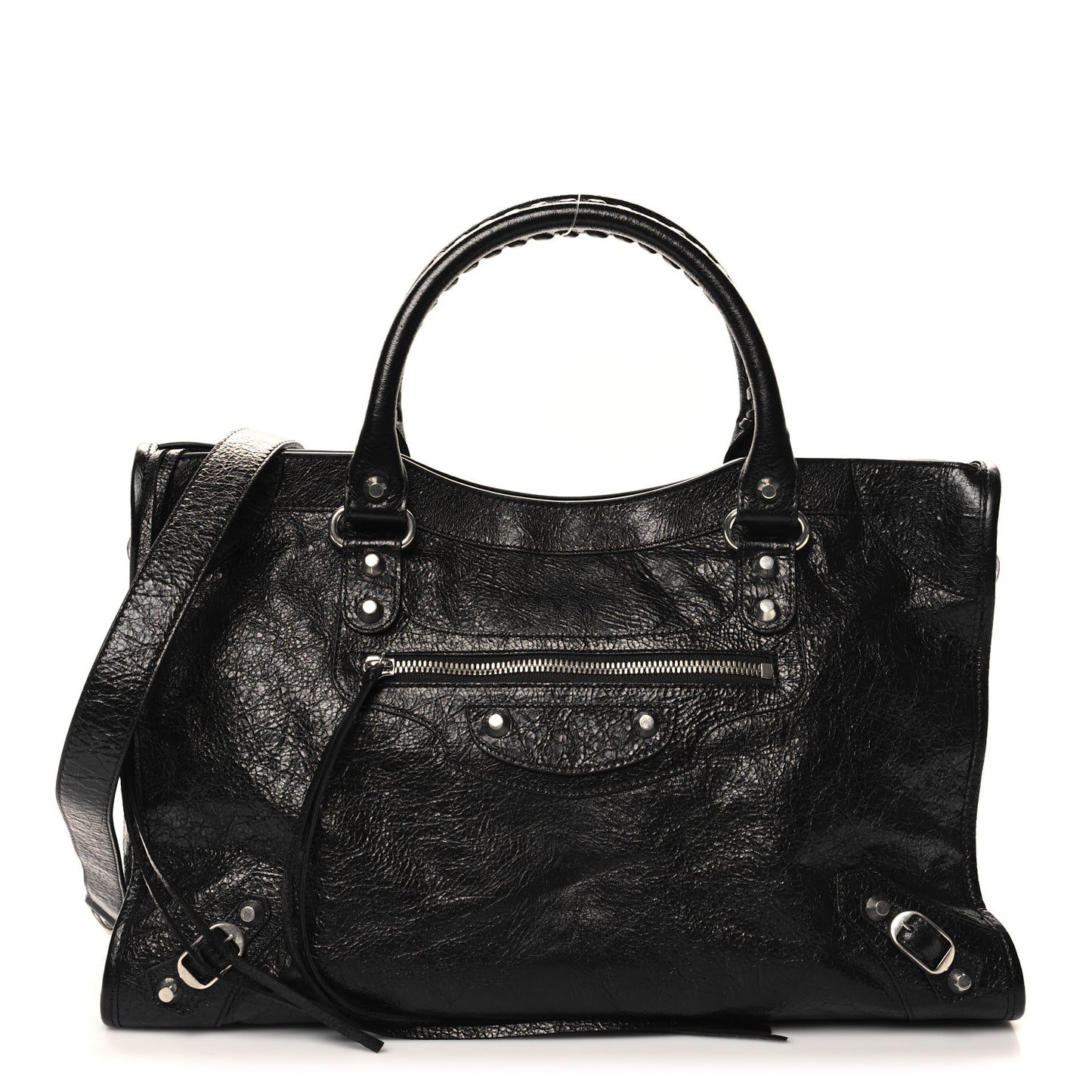 Agneau Arena Silver Hardware Medium Le City Black