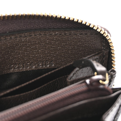 Gucci GG Supreme Monogram Web Ophidia Zip Around Wallet Brown 7 of 8