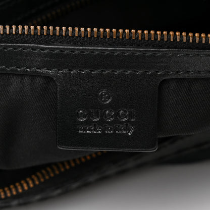 Gucci Monogram Medium Jockey Hobo Black 6 of 10