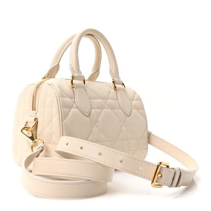 Christian Dior Calfskin Macrocannage Groove 20 Bag Dusty Ivory 2 of 10