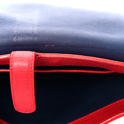 Loewe Soft Grained Calfskin Anagram Messenger Bag Red 11 of 12