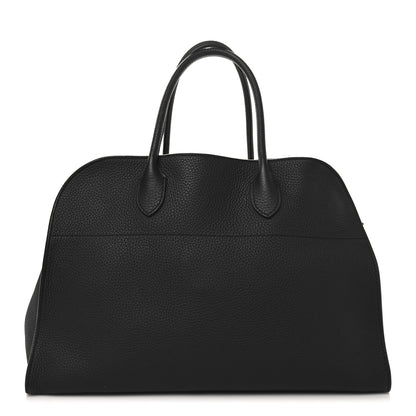The Row Matte Grained Calfskin Soft Margaux 15 Black 1 of 13
