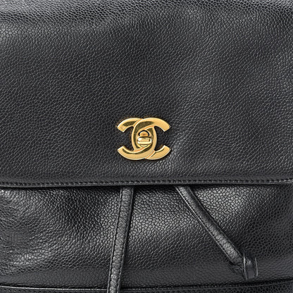 Chanel Caviar CC Backpack Black 7 of 14