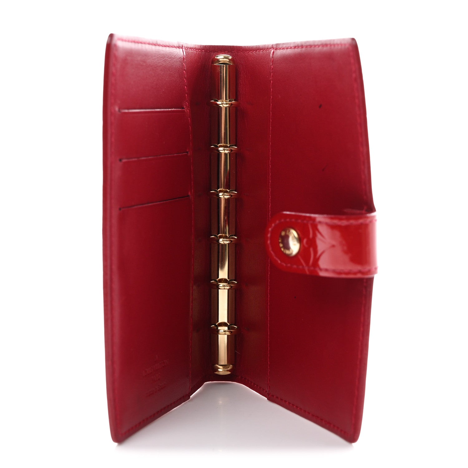 Louis Vuitton Vernis Small Ring Agenda Cover Pomme D'Amour 5 of 9