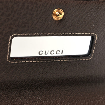 Gucci GG Supreme Monogram Web Ophidia Wallet On Chain Brown 6 of 11