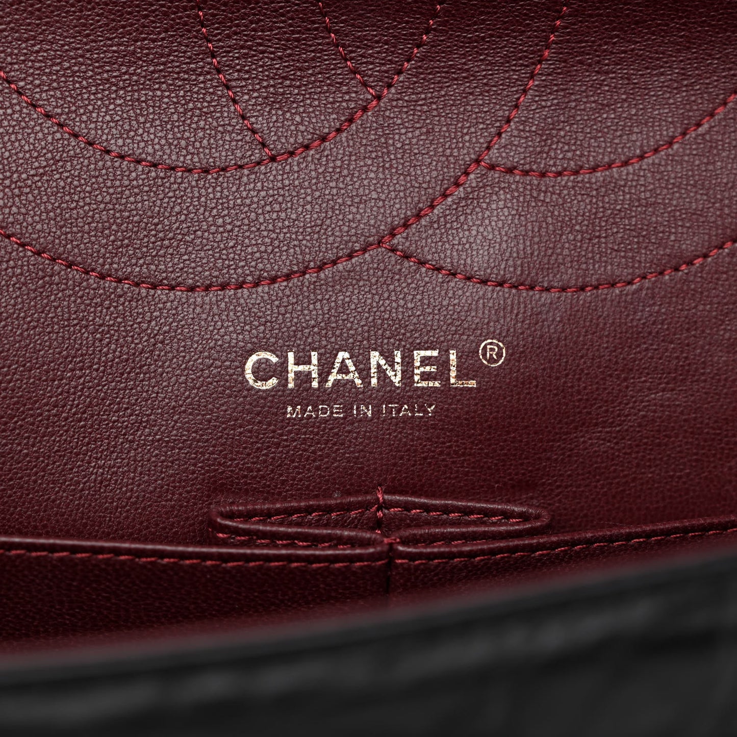 Aged Calfskin Quilted 2.55 Reissue 227 Flap Black