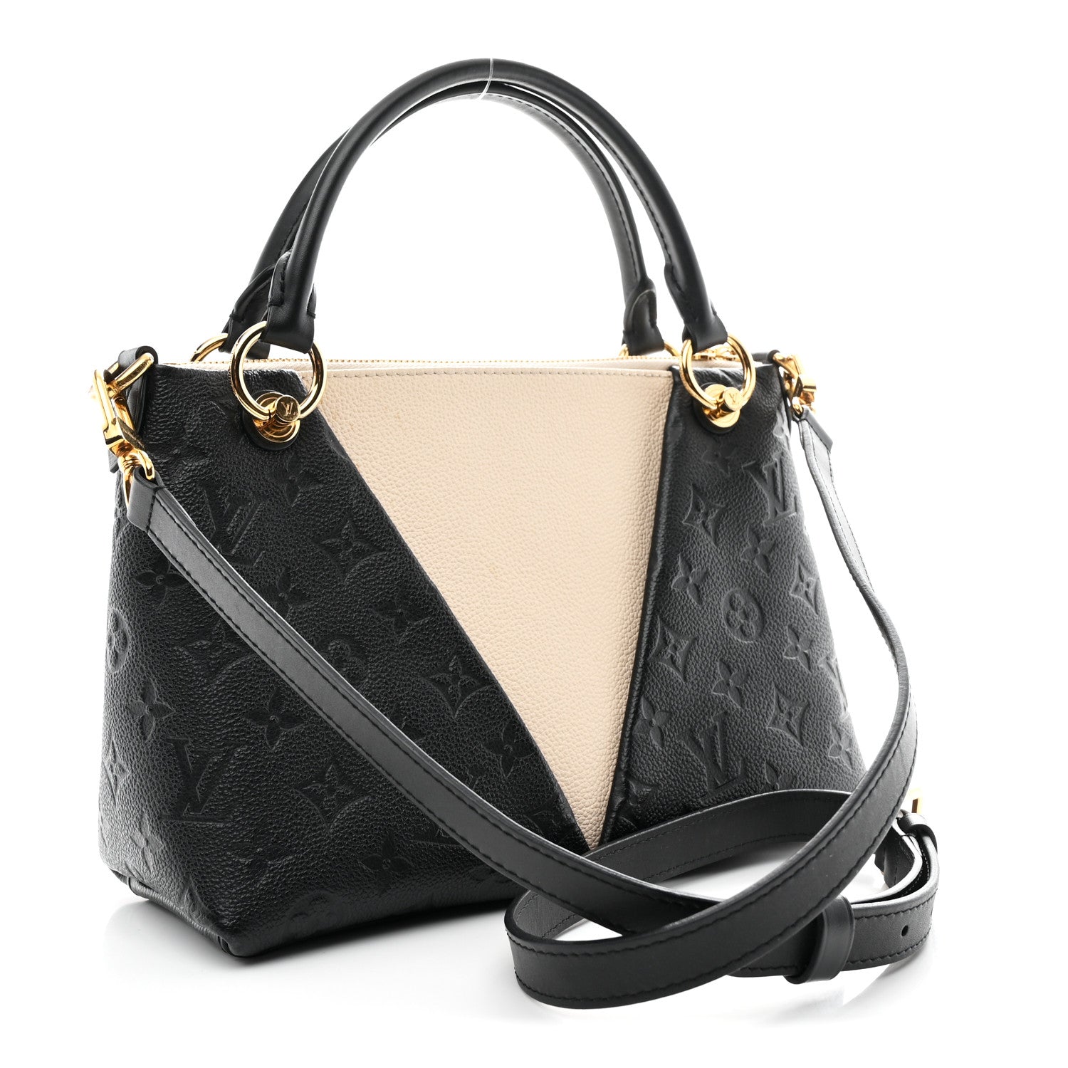Louis Vuitton Empreinte V Tote BB Black Creme 3 of 12