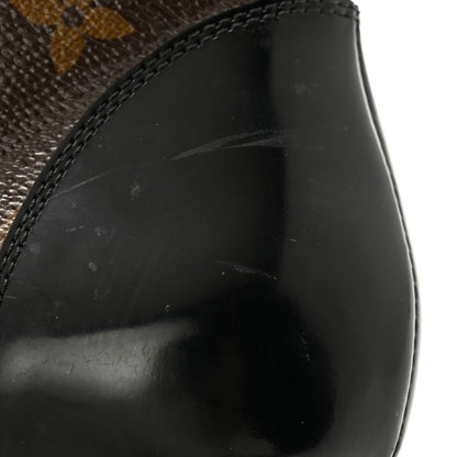 Louis Vuitton Patent Calfskin Monogram Star Trail Ankle Boots 39 Black 12 of 14