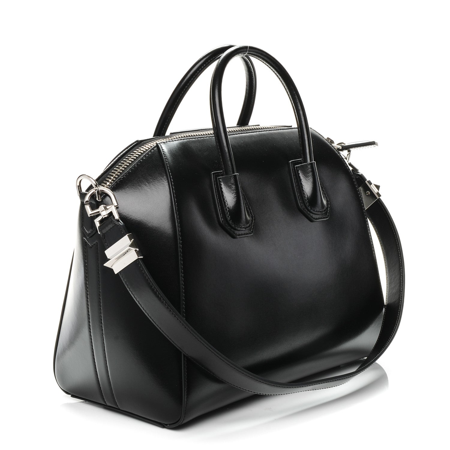 Givenchy Shiny Lord Calfskin Medium Antigona Black 3 of 7