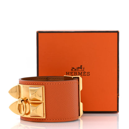 Hermes Epsom Collier de Chien CDC Bracelet S Orange 8 of 8
