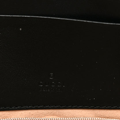 Gucci Calfskin Matelasse Mini GG Marmont Chain Crossbody Bag Black 6 of 10