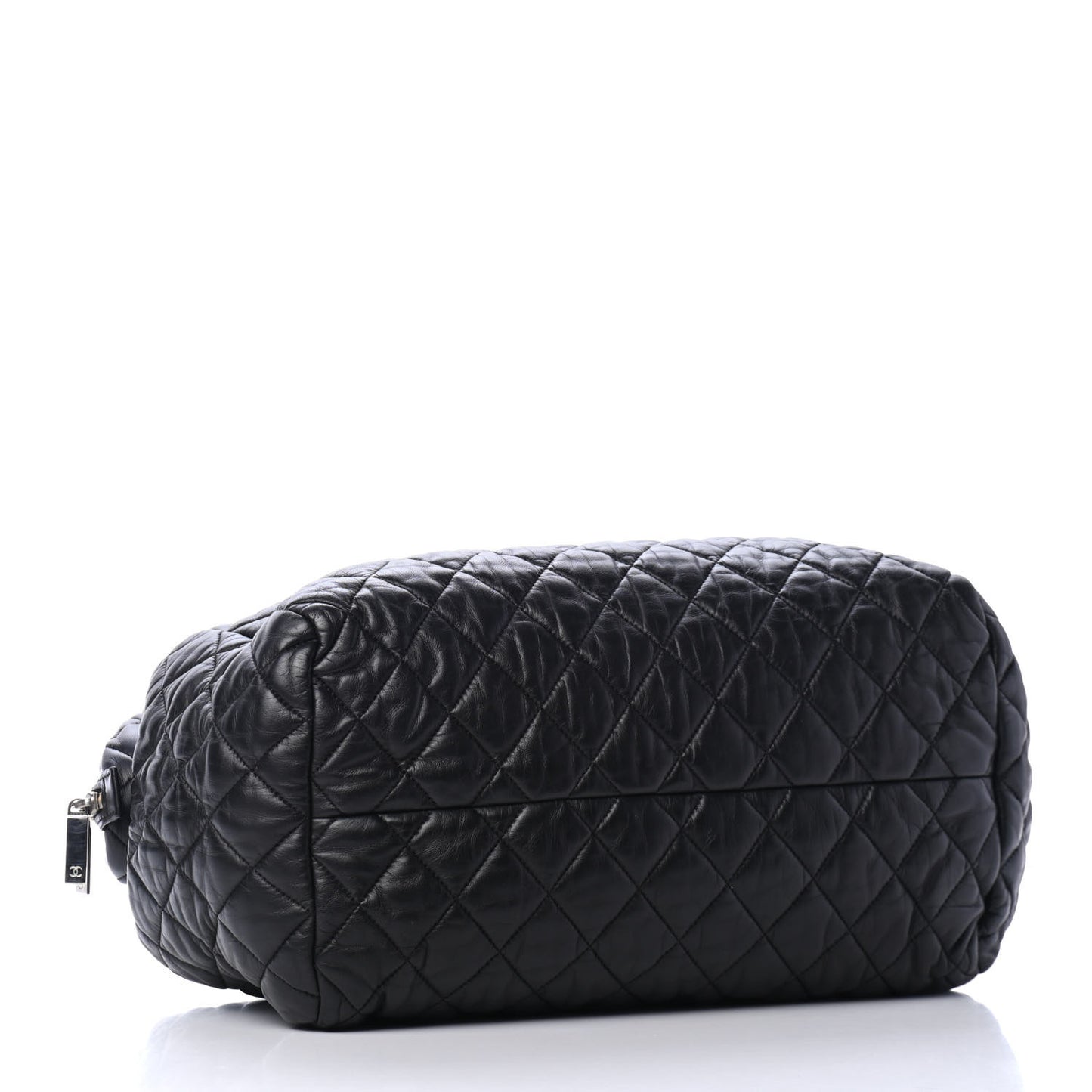 Lambskin Coco Cocoon Bowler Black