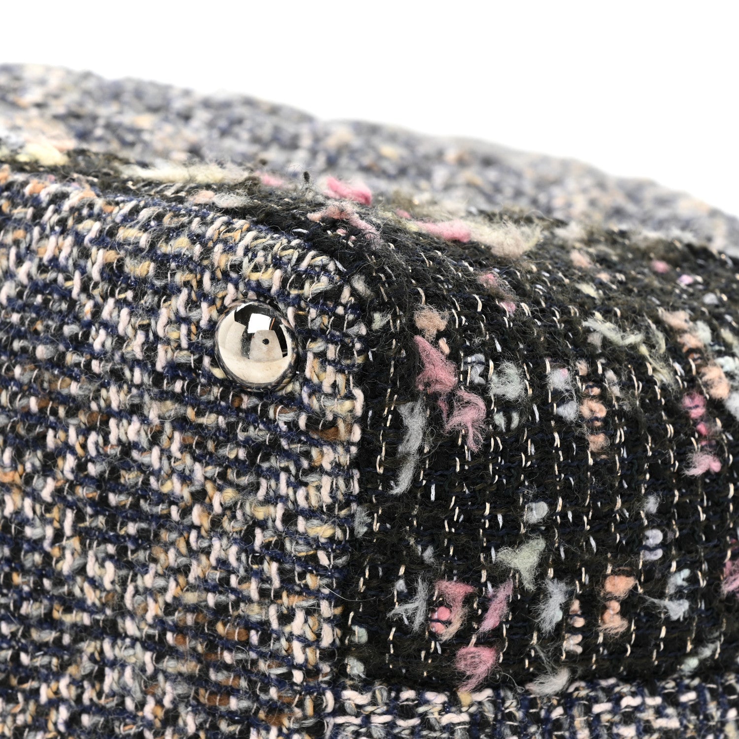 Chanel Tweed Quilted Cambon Tote Black 15 of 16