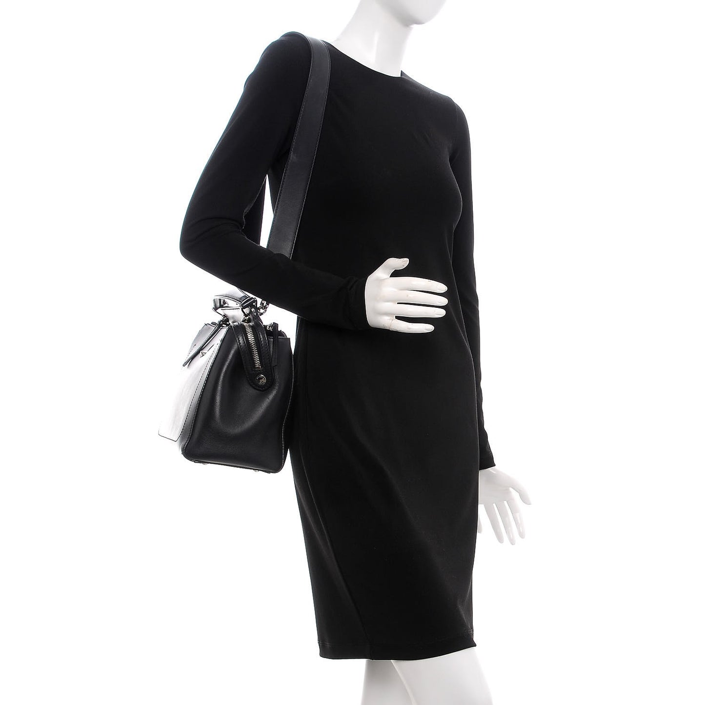 Vitello Baltico Dolce DotCom Satchel Black Blue Royal