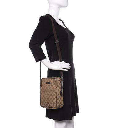 Gucci Monogram Messenger Bag Brown 2 of 10