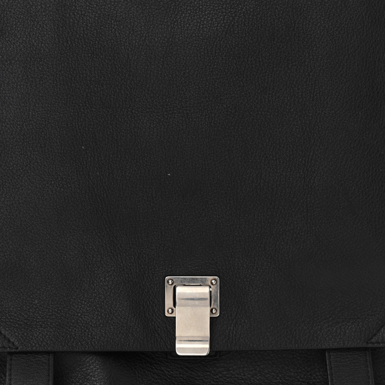 Proenza Schouler Pebbled Calfskin Large PS Courier Backpack Black 8 of 11