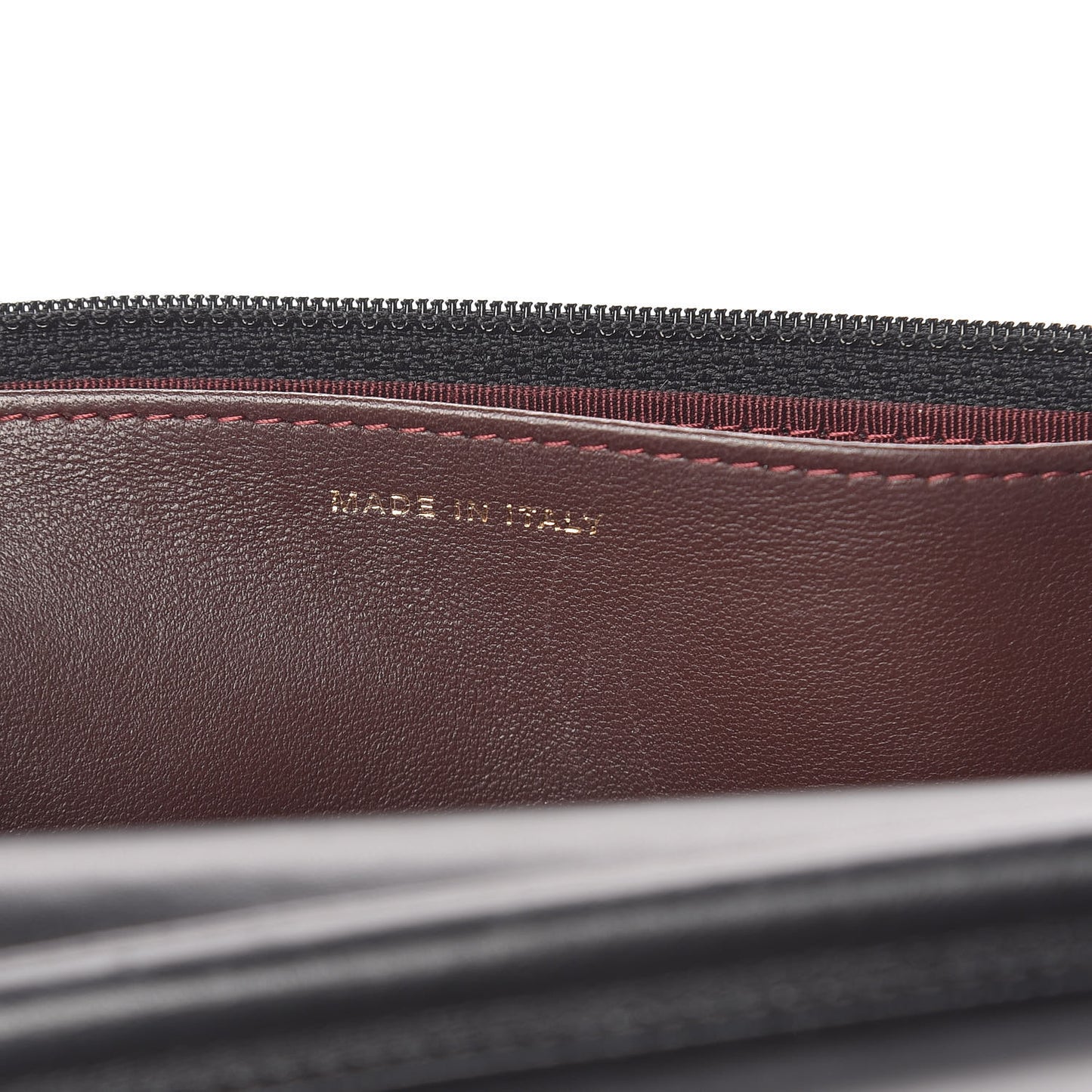 Lambskin Quilted Wallet On Chain WOC Black