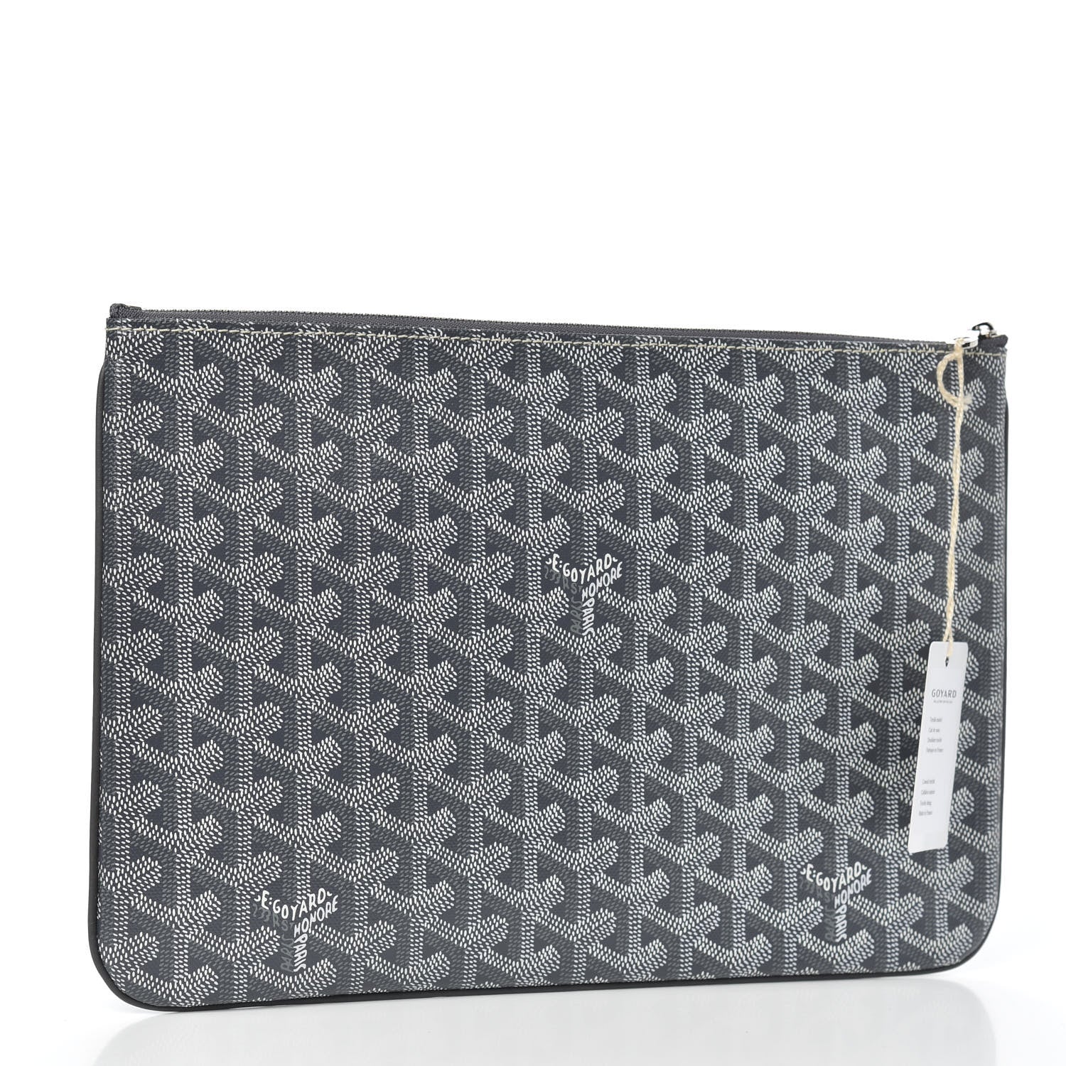 Goyard Goyardine Senat Pochette MM Grey 3 of 7