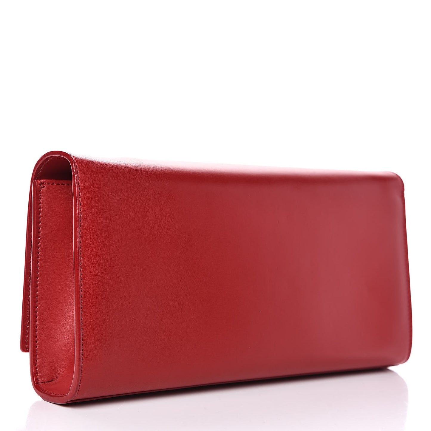 Calfskin Monogram Cassandre Clutch Rouge Orient