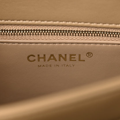 Chanel Lambskin Quilted Small Trendy CC Dual Handle Flap Bag Beige 6 of 10