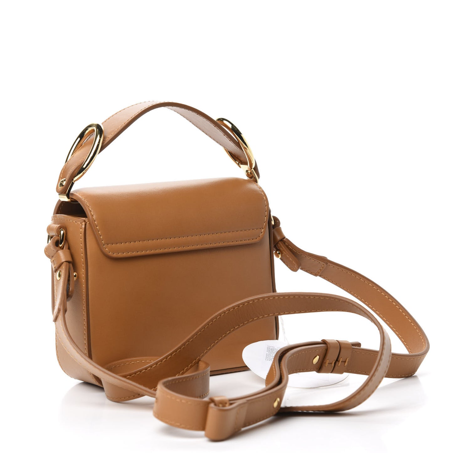 Calfskin Mini C Double Carry Autumnal Brown