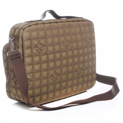 Chanel Nylon Travel Laptop Briefcase Bag Green 3 of 8