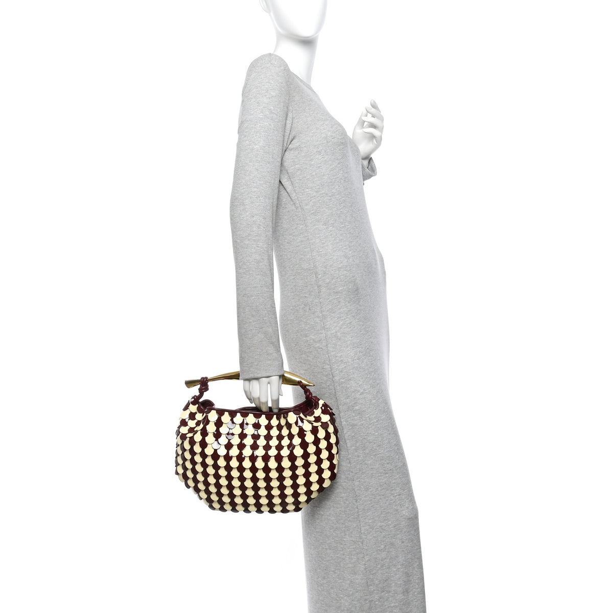 Bottega Veneta Patent Nappa Small Sardine Bag Barolo Camo 2 of 10