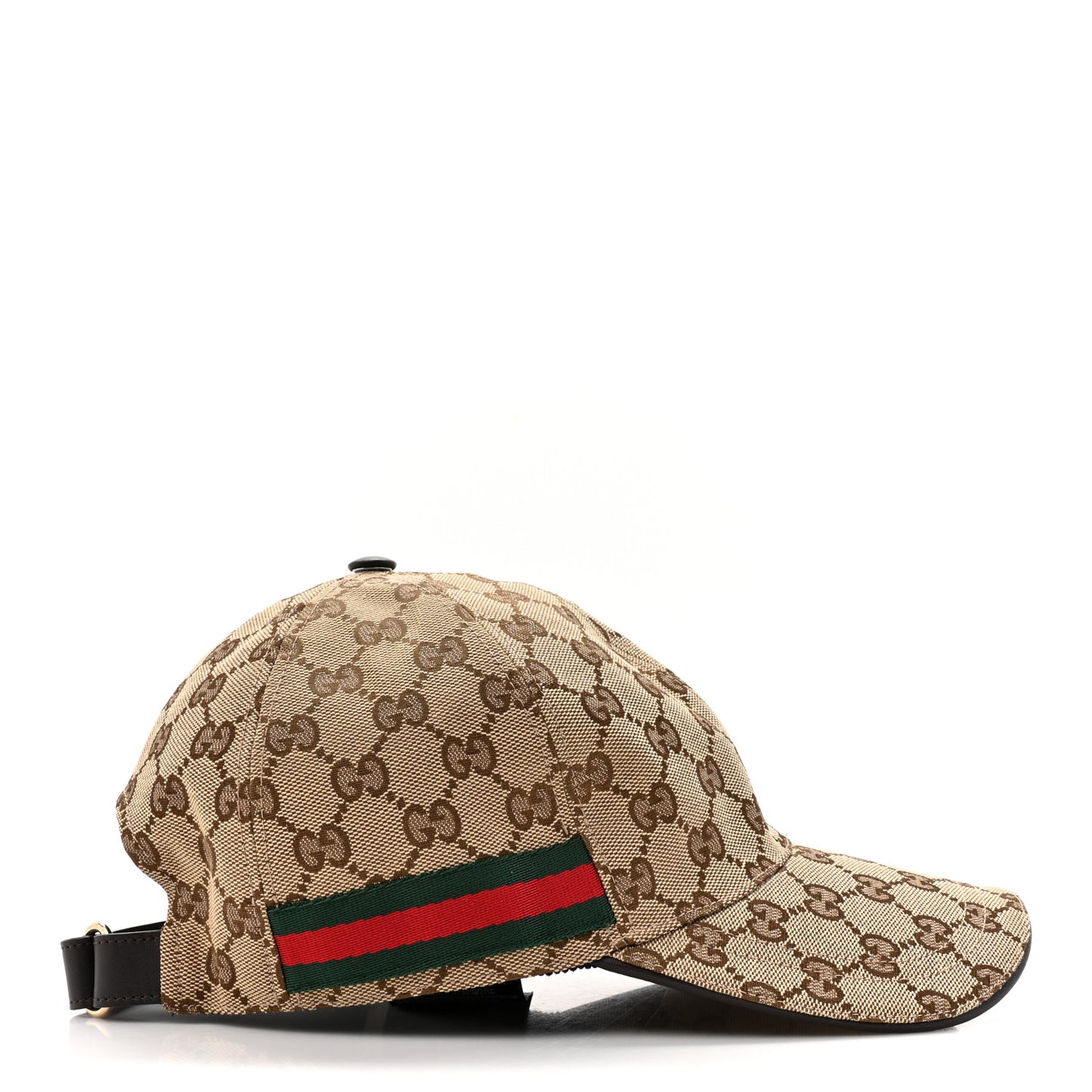 Monogram Web Baseball Hat S Beige Cocoa