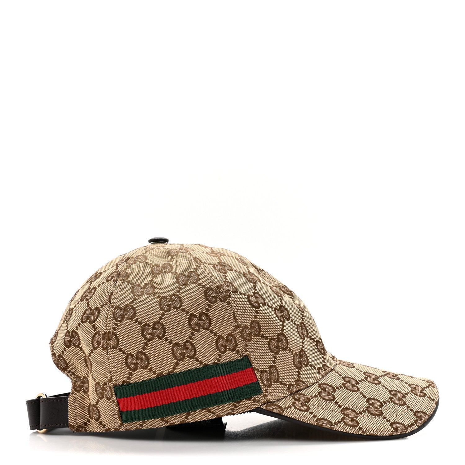Gucci Monogram Web Baseball Hat S Beige Cocoa 6 of 8