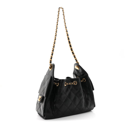 Chanel Caviar Quilted Mini Chanel 25 Handbag Black 3 of 11