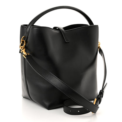 Saint Laurent Shiny Calfskin Le 37 Bucket Bag Black 4 of 11