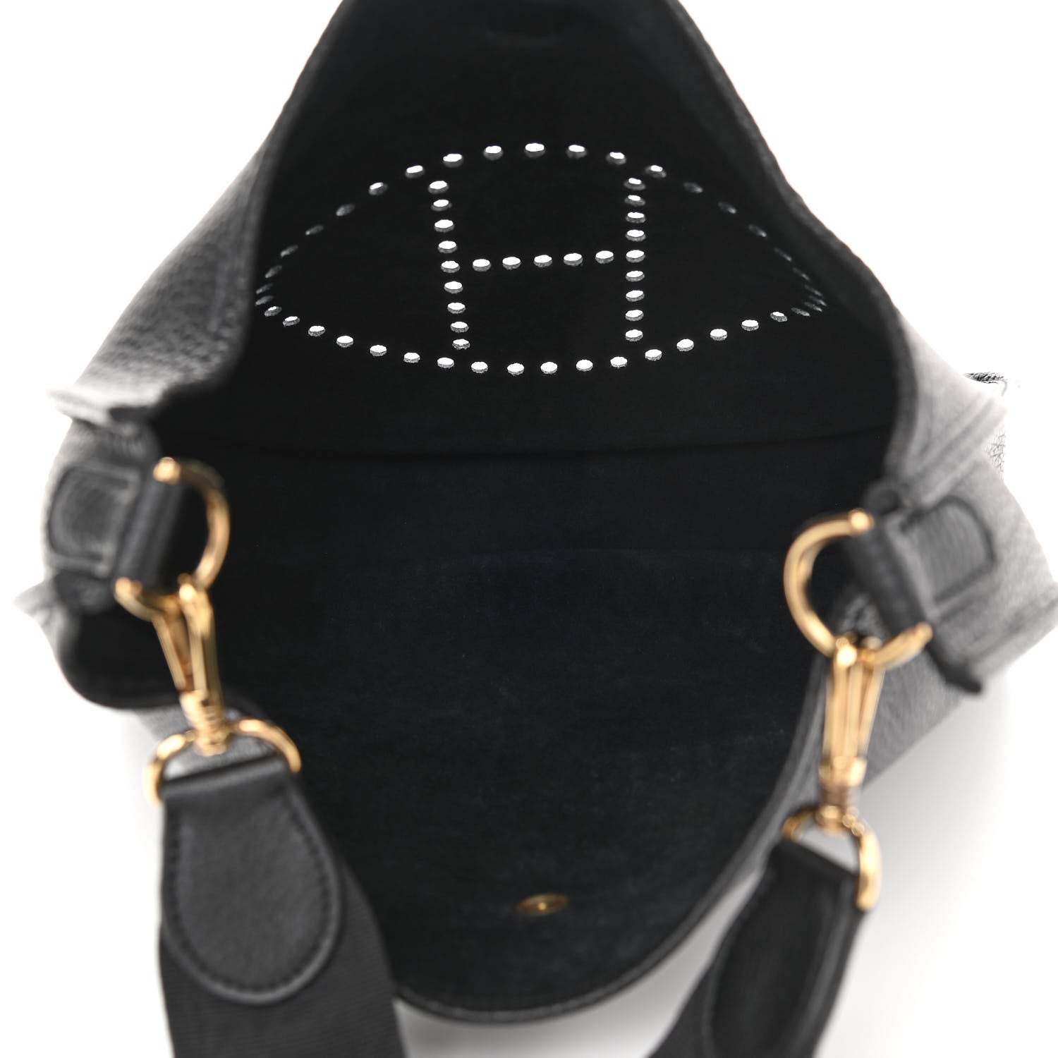 Hermes Taurillon Clemence Evelyne III GM Black 4 of 9