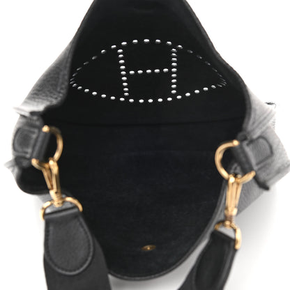 Hermes Taurillon Clemence Evelyne III GM Black 4 of 9