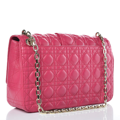 Christian Dior Lambskin Cannage Large Miss Dior Flap Pink 3 of 12