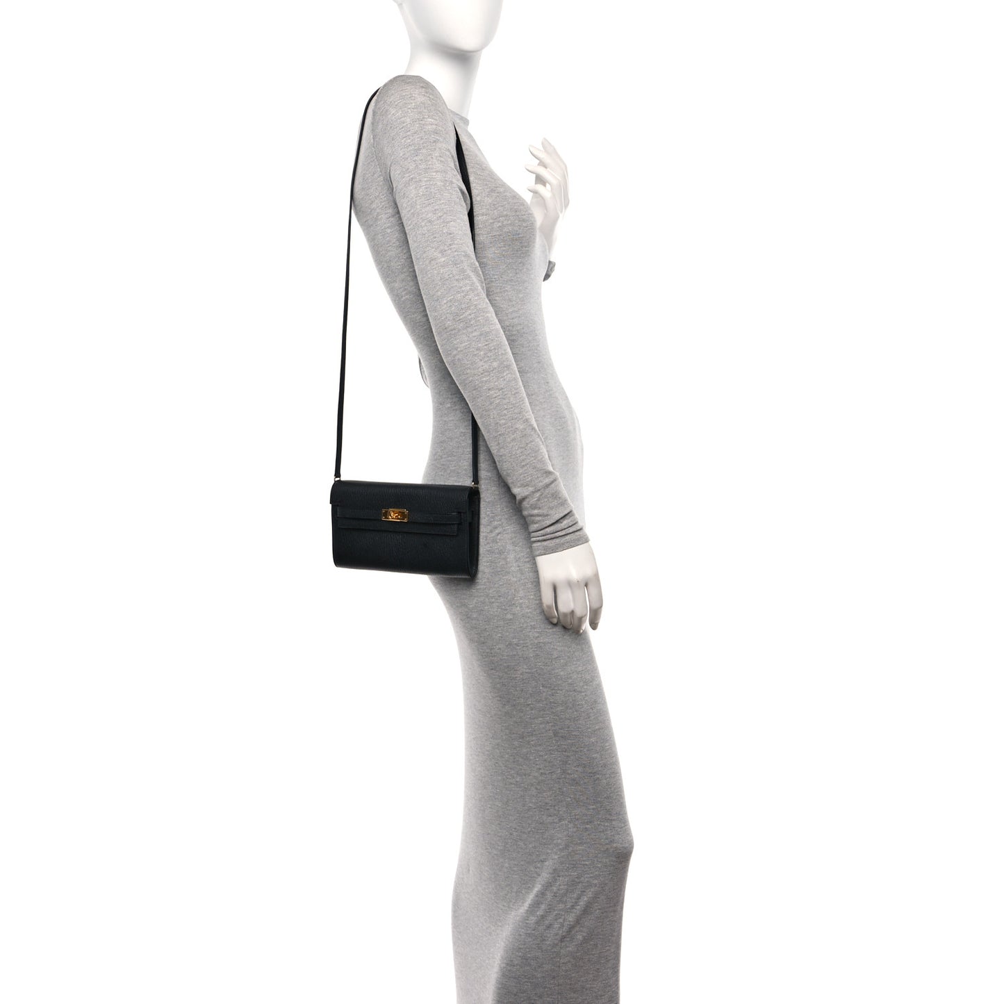 Chevre Mysore Kelly Wallet To Go Black