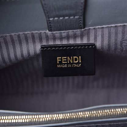 Fendi Vitello Elite Petite 2Jours Tote Grigio Grigio Chiaro 6 of 10