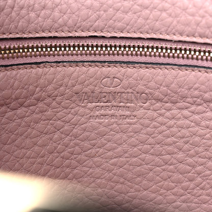 Valentino Garavani Pebbled Calfskin Small Rockstud Flip-Lock Messenger Bag Water Rose 6 of 16