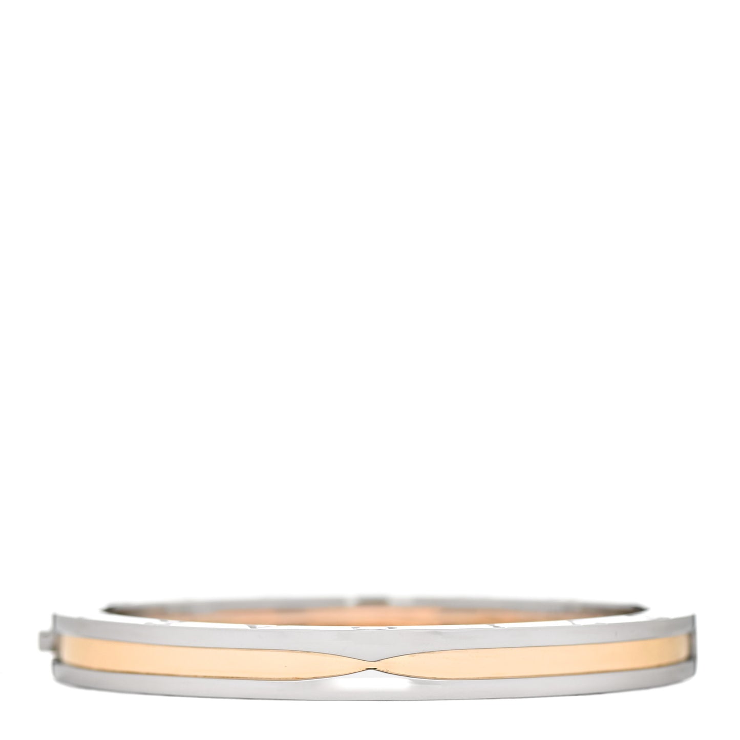 18K Yellow Gold Stainless Steel B.Zero1 Bangle Bracelet