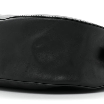 Burberry Calfskin Small Knight Bag Black 8 of 11