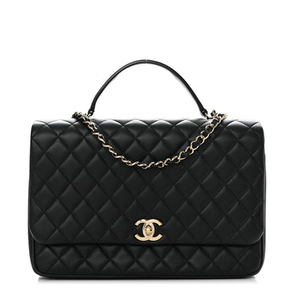 Chanel Lambskin Quilted Medium Citizen Chic Flap Black 1 of 11