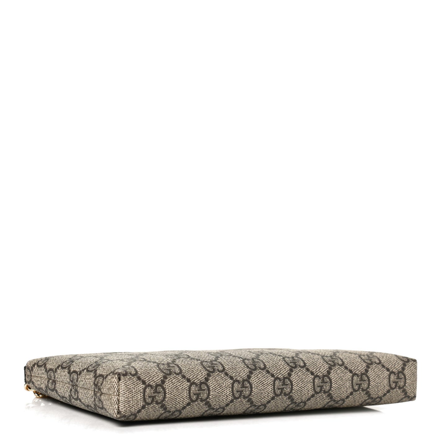 GG Supreme Monogram Wrist Wallet Black